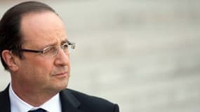 François Hollande sur le perron de l'Elysée, le 17 avril 2013. Le chef de l'Etat se rend pour la première fois au Japon dès jeudi 6 juin.