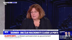 "J'ai annoncé (à Gabriel Attal) que je quittais le groupe": la députée Sophie Errante quitte le groupe Ensemble pour la République