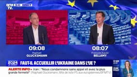 "Une promesse que nous savons être fausse": François-Xavier Bellamy s'oppose à Raphaël Glucksmann sur l'intégration de l'Ukraine à l'Union européenne