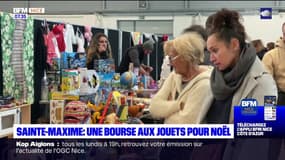 Sainte-Maxime: de nombreux visiteurs pour la bourse aux jouets de Noël