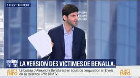 "Il y a des traces de coups sur la poitrine et une raideur cervicale", détaille l'avocat des victimes présumées d'Alexandre Benalla