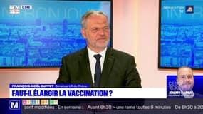 Covid-19: François-Noël Buffet, sénateur LR du Rhône est pour l'ouverture de la vaccination à un plus grand nombre