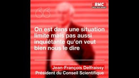 "On est dans une situation limite mais pas aussi inquiétante qu'on veut bien nous le dire" assure le président du Conseil scientifique 