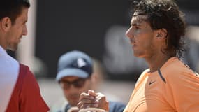 Novak Djokovic et Rafael Nadal