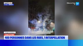 400 manifestants, 1 interpellations : soirée agitée à Lyon en marge de la finale de la CAN