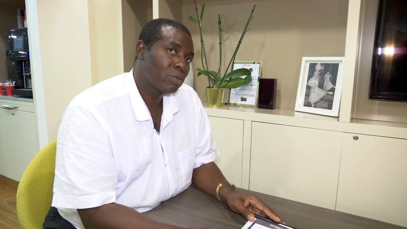Paul Dolianki, le maire d'Apatou en Guyane.