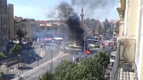 Colère des taxis : des débordements à Marseille - Témoins BFMTV