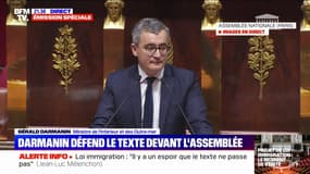 Projet de loi immigration: Gérald Darmanin reproche à la Nupes et au Rassemblement national d'avoir "fui le débat"