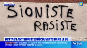 Lyon: des tags antisionistes découverts dans le 9e arrondissement