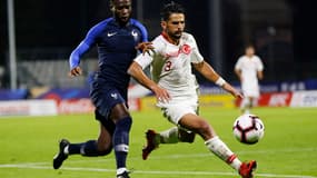 Jonathan Bamba avec le maillot des Espoirs