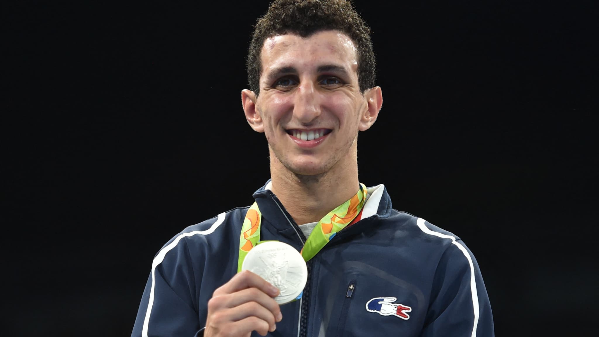 Sofiane Oumiha médaillé d'argent aux JO de Rio en 2016 Sofiane Oumiha médaillé d'argent aux JO de Rio en 2016