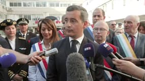 Gérald Darmanin en déplacement à Marseille le 8 août 2022. 