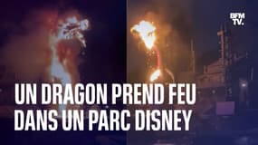 Le dragon "Maléfique" prend feu au milieu d'un spectacle à Disneyland en Californie