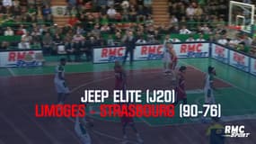 Résumé : Limoges - Strasbourg (90-76) - Jeep Elite