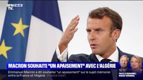  Emmanuel Macron souhaite "un apaisement" avec l'Algérie