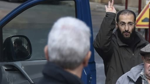 Merouane Benahmed, ancien membre du Groupe islamique armé (GIA) algérien, le 18 décembre 2015 à Saint-Affrique dans l'Aveyron