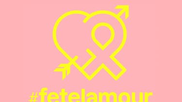 Le logo de "Fête l'amour"