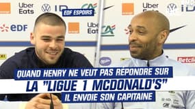 Équipe de France Espoirs : Avec le sourire, Henry laisse Chevalier répondre sur la "Ligue 1 McDonald's"