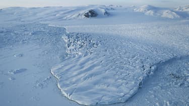 Glacier du Groenland (illustration)