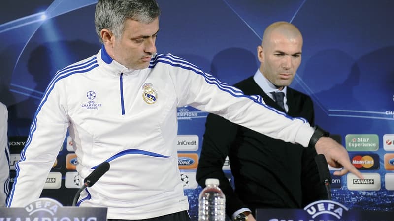José Mourinho et Zinedine Zidane