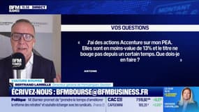 Culture Bourse : « J'ai des actions Accenture sur mon PEA. Elles sont en moins-value de 13% et le titre ne bouge pas depuis un certain temps. Que dois-je en faire ? » par Julie Cohen-Heurton - 23/09