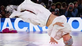 Le Canadien Philip Kim lors d'une épreuve de breaking