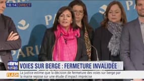 Voies sur berges: Anne Hidalgo annonce un nouvel arrêté de piétonnisation