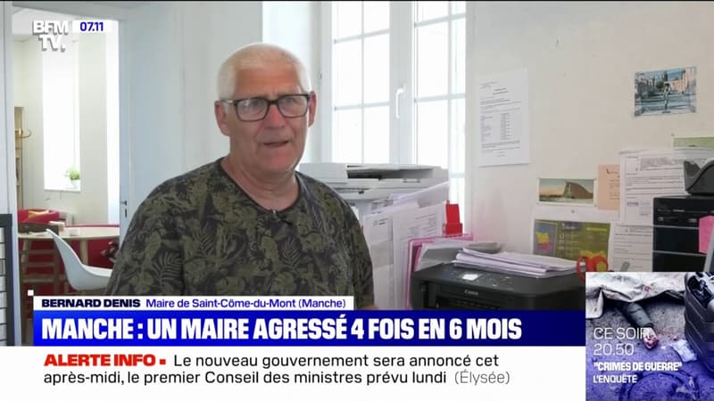 Le maire de Saint-Côme-du-Mont, dans la Manche, agressé 4 fois en 6 mois