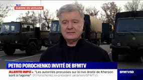 Guerre en Ukraine: les autorités prorusses de Kherson sont à l'"agonie" selon l'ex-président ukrainien Petro Porochenko