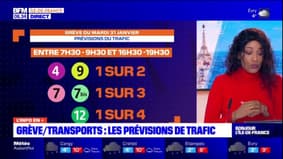 Grève du 31 janvier: les prévisions du trafic dans les transports franciliens