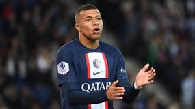 Kylian Mbappé lors de PSG-Ajaccio (5-0), le 13 mai 2023