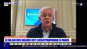 Après un bilan "catastrophique", les soldes sont prolongés de deux semaines, explique le président de la CCI IDF