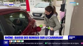 Rhône : baisse des remises sur le carburant