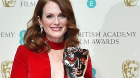 L'actrice américain Julianne Moore récompensée d'un Bafta, dimanche 8 février 2015