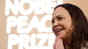 Maria Corina Machado à Oslo le 11 décembre 2025