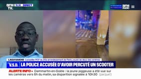   Minors hit by scooter: "Out of fear, the children were trying to flee" for Ladji Sakho, PCF adviser to the 20th arrondissement of Paris and cousin of two of the victims