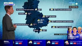 Météo Rhône: beaucoup de nuages et quelques orages, jusqu'à 26°C à Lyon 