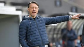 L'entraîneur croate de Monaco Niko Kovac, lors du match de Ligue 1 à Angers, le 25 avril 2021