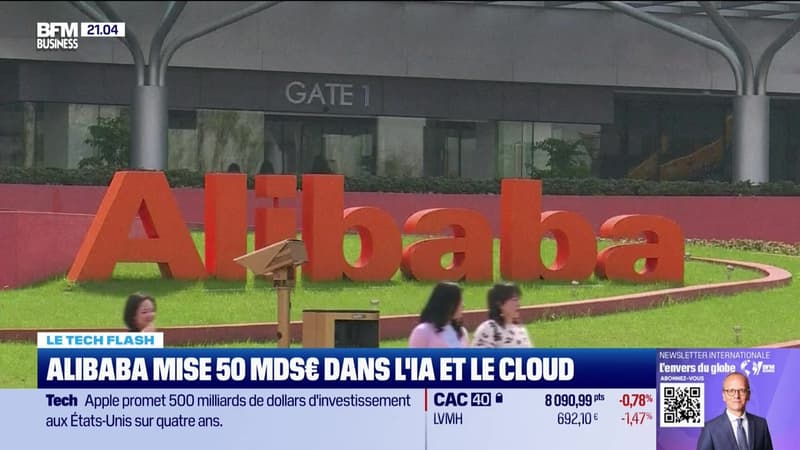 Le Tech Flash : Alibaba mise 50 milliards d'euros dans l'IA et le Cloud, par Léa Benaim - 24/02