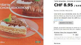 La spécialité de tarte amandes, chocolat et caramel soupçonnée d'être contaminée à la matière fécale.