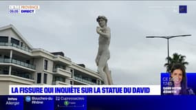 Marseille: la fissure qui inquiète sur la statue du David