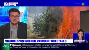 Vitrolles: retour sur l'incendie qui a parcouru 8 hectares jeudi