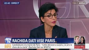 Rachida Dati vise Paris