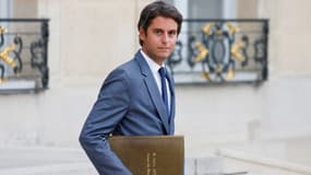 Gabriel Attal, ministre de l'Éducation nationale, le 13 septembre 2023 à l'Élysée 