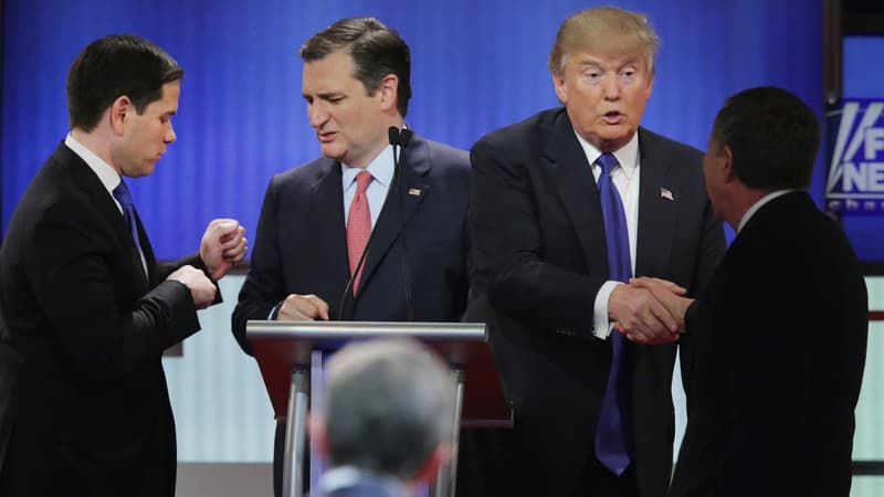 Le sénateur républicain du Texas Ted Cruz et son rival Donald Trump fortune de l'immobilier.