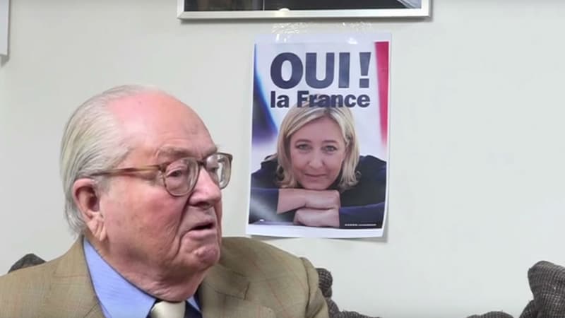 Jean-Marie Le Pen assure que Guy Béart est à l'origine du slogan de campagne "Oui! La France".
