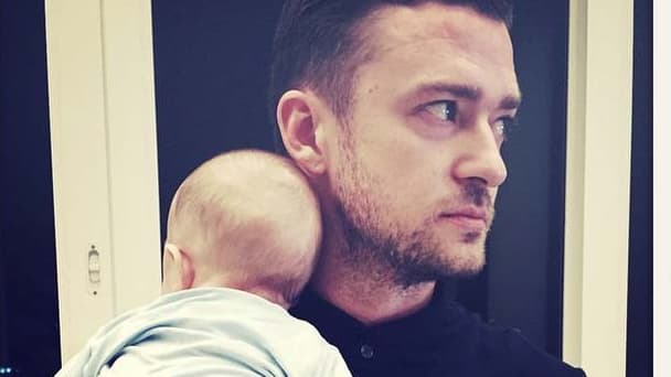 Justin Timberlake a posté le jour de la fête des pères, une photo de lui avec son bébé.