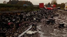 30.000 bières sur une autoroute allemande