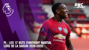 Premier League : Les 17 buts de la saison record de Martial avec Manchester United