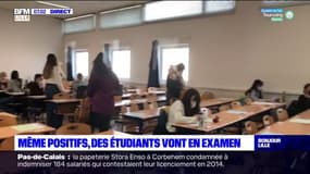 Covid-19: même positifs, certains étudiants vont passer leurs examens